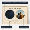 Custom Star Map With Photo — personalised star map print