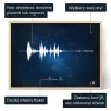 Fala Dzwiekowa Z Nagraniem Glosu — personalizowany plakat artystyczny