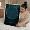 Verjaardag sterrenkaart — gepersonaliseerde sterrenkaart print